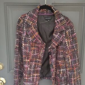 Dialogue Women's Colorful Tweed Blazer